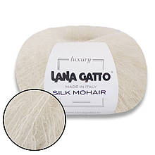 Lana Gatto Silk Mohair, Молочний No6028