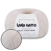 Lana Gatto Silk Mohair, Білий No6027