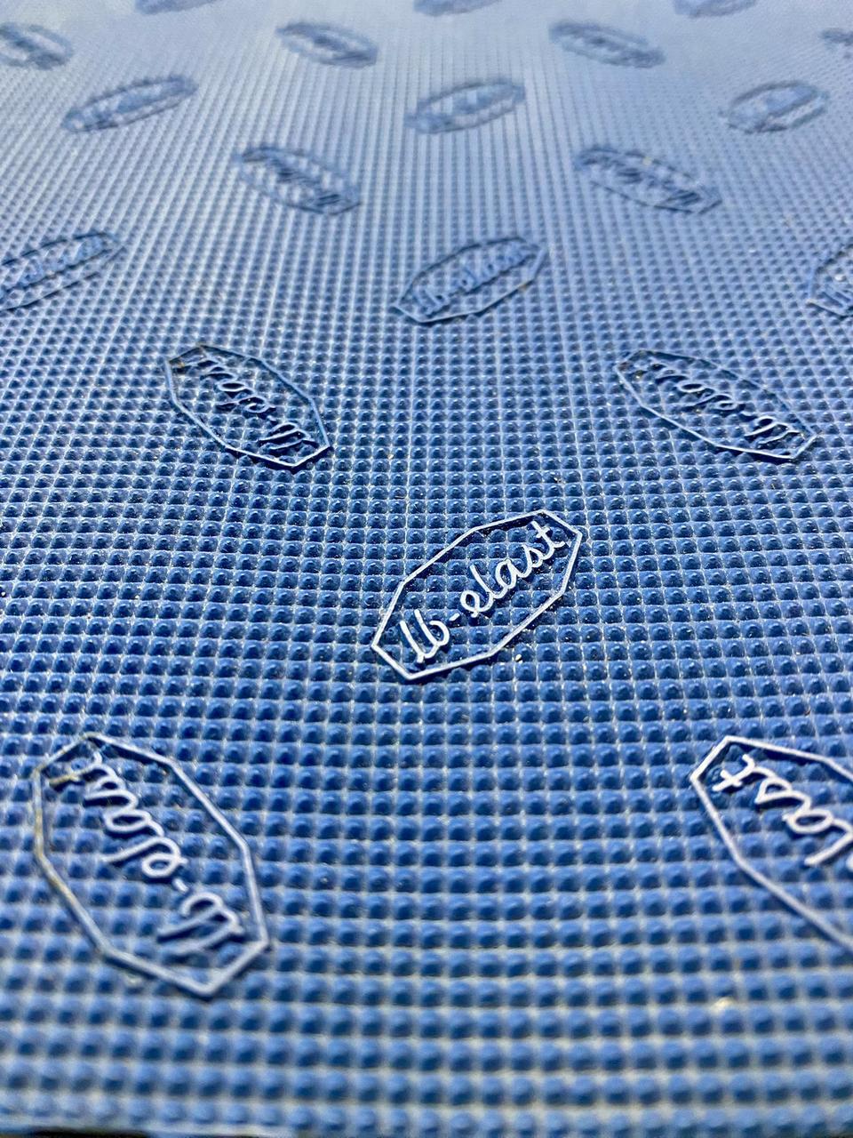 Гума листова підметкова (профілактика) Lb-Elast, розмір 560*440 мм, товщина 2,0 мм, Синього кольору, фото 1