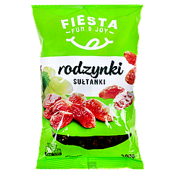 Родзинки султанки Фієста Fiesta 200g 16шт/ящ (Код: 00-00016989)