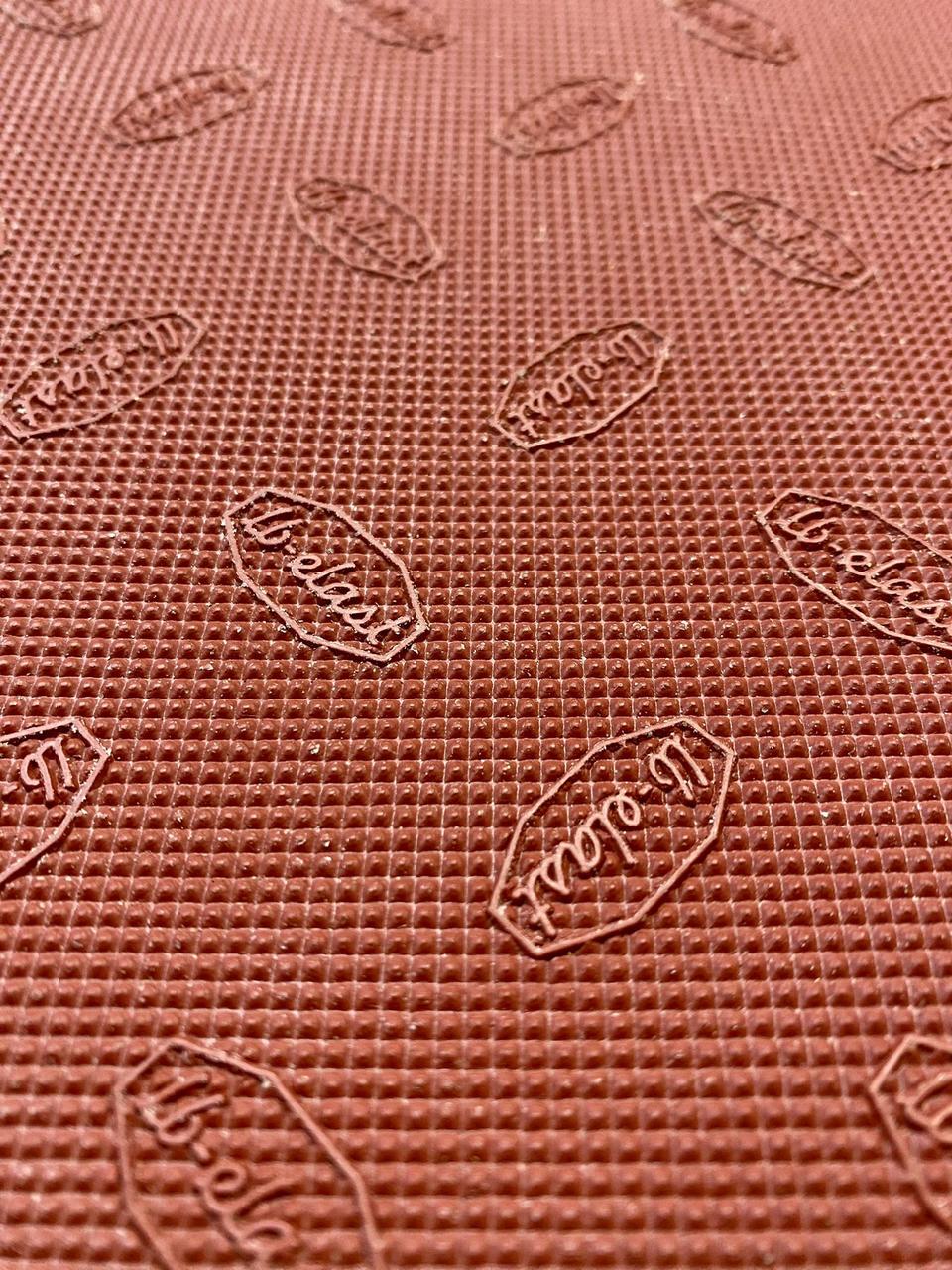 Гума листова підметкова (профілактика) Lb-Elast, розмір 560*440 мм, товщина 2,0 мм, Червоного кольору, фото 1