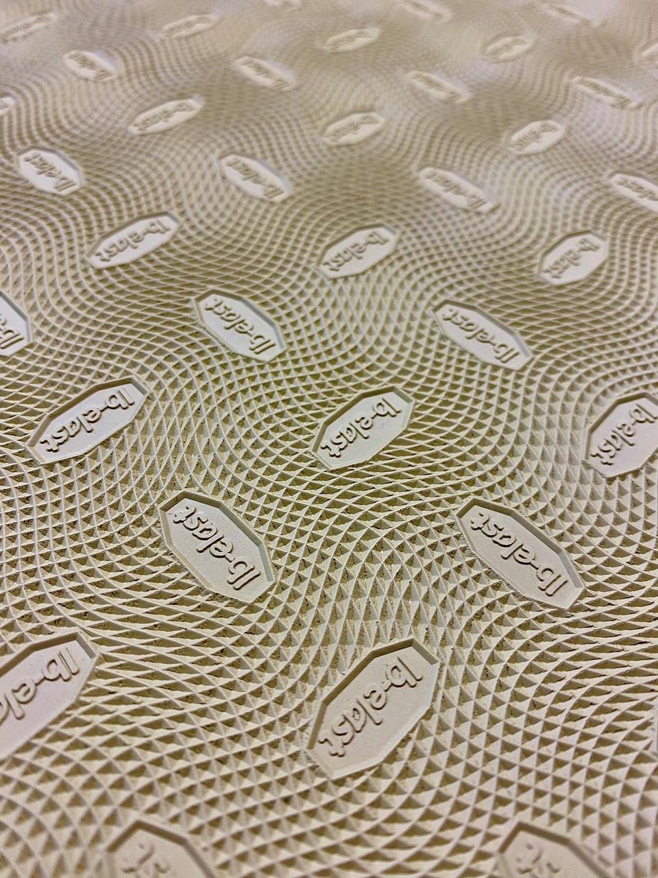 Гума листова підметкова (профілактика) Lb-Elast, розмір 560*440 мм, товщина 2,0 мм, Світло-бежевого кольору, фото 1