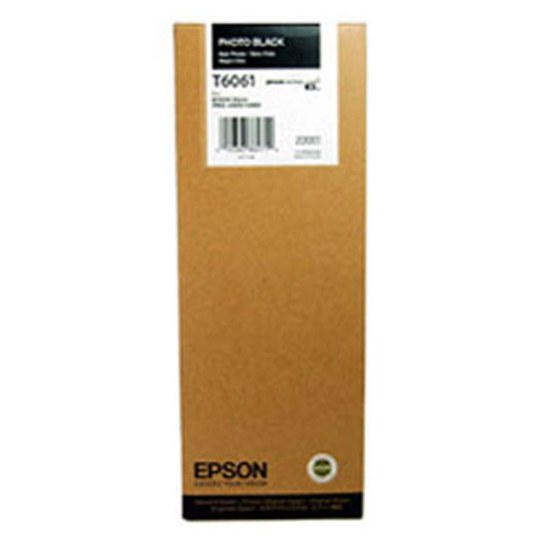 Картридж Epson T6061 Photo Black (C13T606100) для принтера Stylus Pro 4880