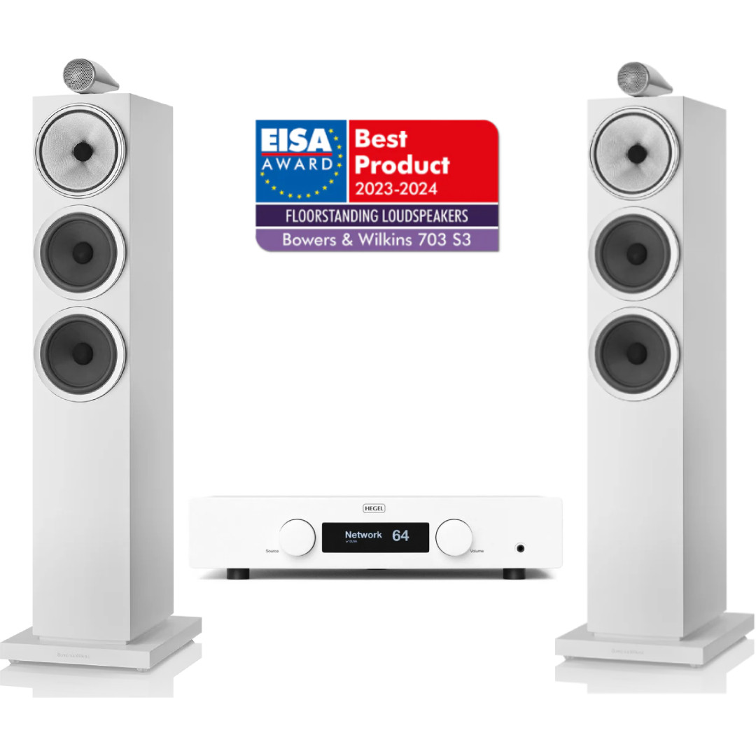 Стереосистема Bowers&Wilkins 703 S3 + Hegel H190