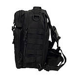 Сумка через плече слінг 6,5л Tribe Sling Pack T-IE-0003 чорна S, фото 5