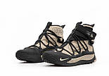 Зимові кросівки чоловічі Nike ACG Air Terra Antarktik GORE-TEX теплі осінь-зима високі бежеві термо, фото 9