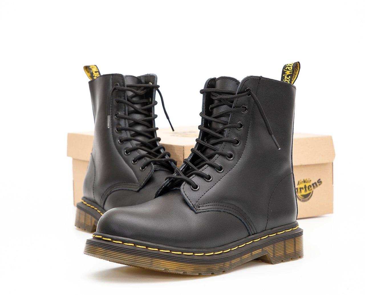 Чоловічі чорні Черевики Dr.Martens, фото 1