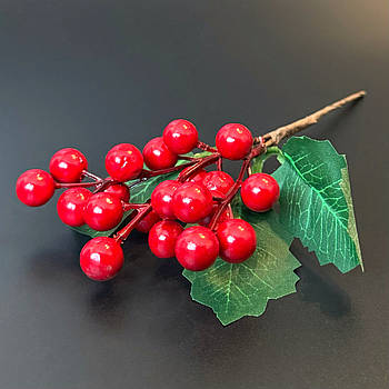 Гілка калина червона 19 см