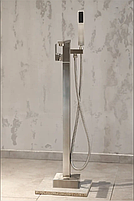 Кран Змішувач для Ванни Окремостоячий Brone Marino BRUSHED NICKEL Змішувач БРОНЕ, фото 9