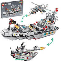 Конструктор War border stuggle Крейсер-єскорт 3 в 1 "Escort cruiser" (666 деталей) арт. 6751