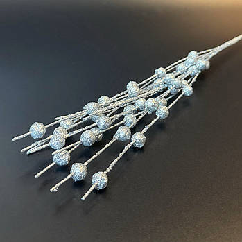 Гілка Горохи срібло 53 см