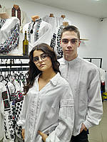 Дивовижна білосніжна пара ручної роботи з довгими рукавами