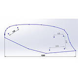Відвал плуга пластиковий ПЛН-3-35, 5-35 гвинтовий старого зразка високоміцний композитний Текрон, фото 2