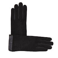 Рукавички жіночі чорні замшеві D2539-L1 демісезонні