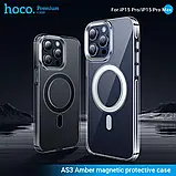 Чохол Hoco for Apple AS3 Amber Protective for iPhone 15 Pro with MagSafe, фото 3