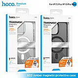 Чохол Hoco for Apple AS3 Amber Protective for iPhone 15 Pro with MagSafe, фото 5
