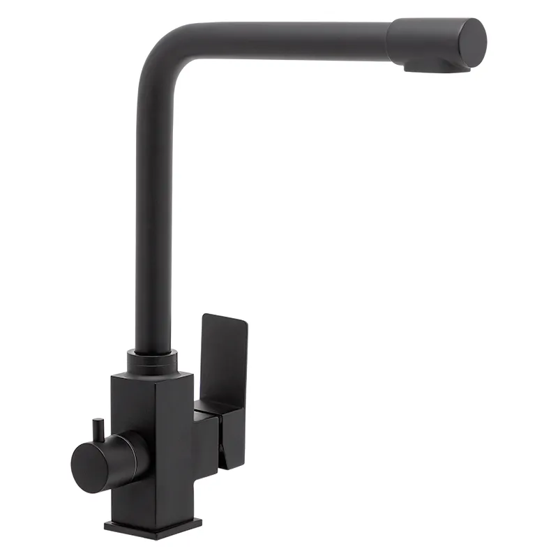 Змішувач для кухні Mixxus KUB-021 Чорний з виходом для питної води (MI5865), фото 1