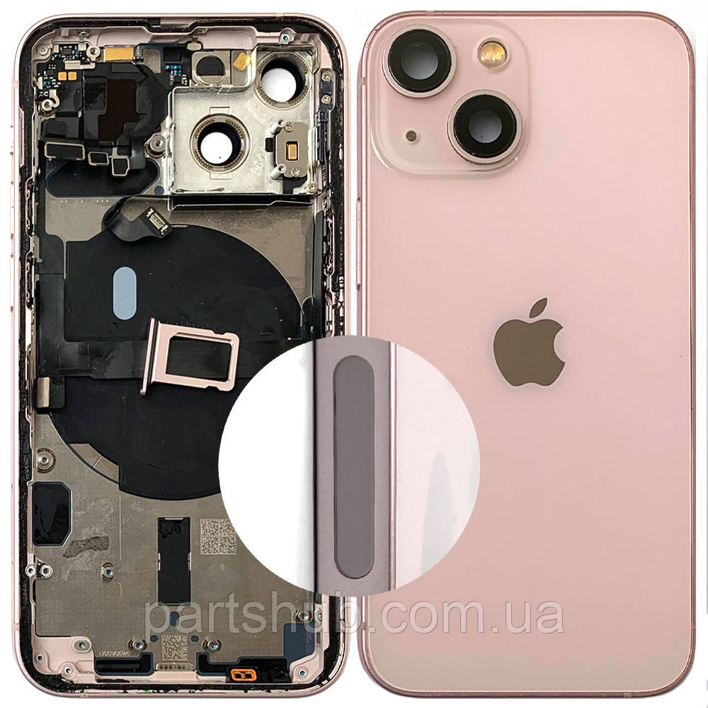 Корпус Apple iPhone 13 Mini (рожевий оригінал Китай US), фото 1