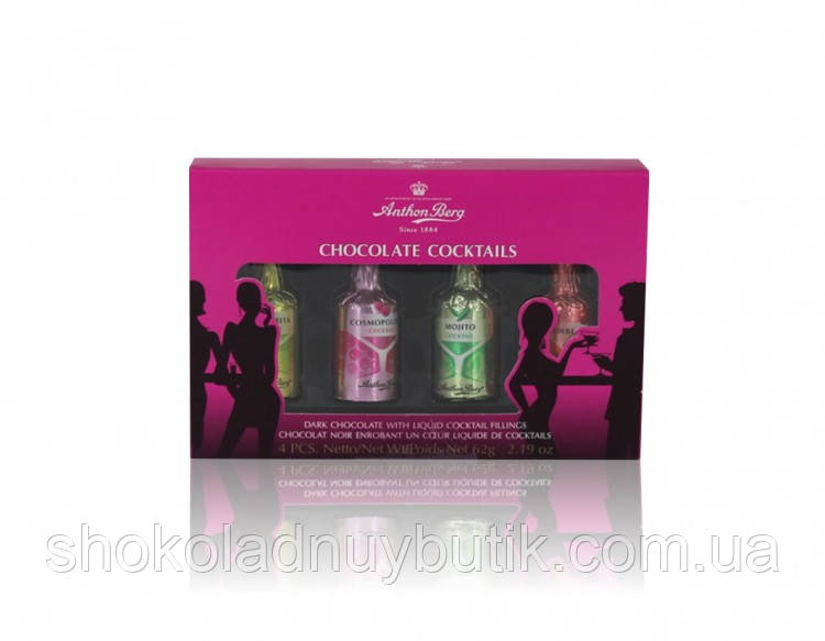 Шоколадні цукерки з лікером Anthon Berg Chocolate Liqueurs Pink 62рр.