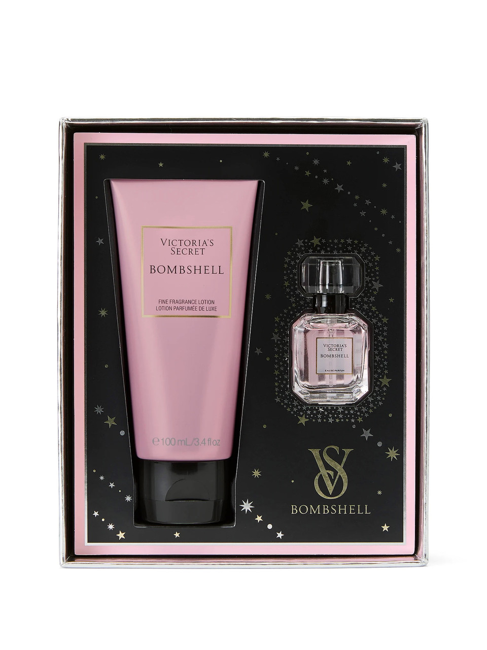 Подарунковий набір Victoria’s Secret Bombshell Mini Fragrance Duo Gift Set (парфумована вода 7.5 мл та лосьйон для тіла 100 мл)