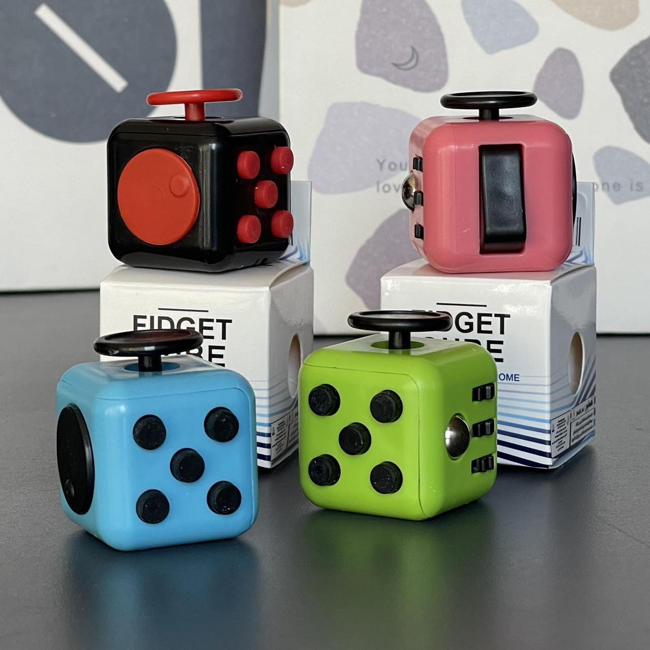 Кубик "Фіджет", мікс, Кубик антистрес "Fidget Cube"