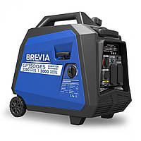 Генератор інверторний з електростартером "Brevia" 2,5кВт (ном 2.3кВт),GP2500iES