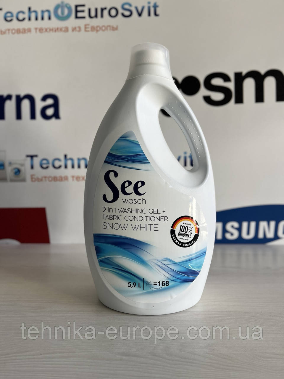 Гель для прання 5,9 л для білих речей See Wash G31/1, фото 1