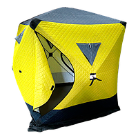 Намет зимовий "BIG ATLANT" CUBE жовтий (180*180*205 см) (AXXIS) ax-1116