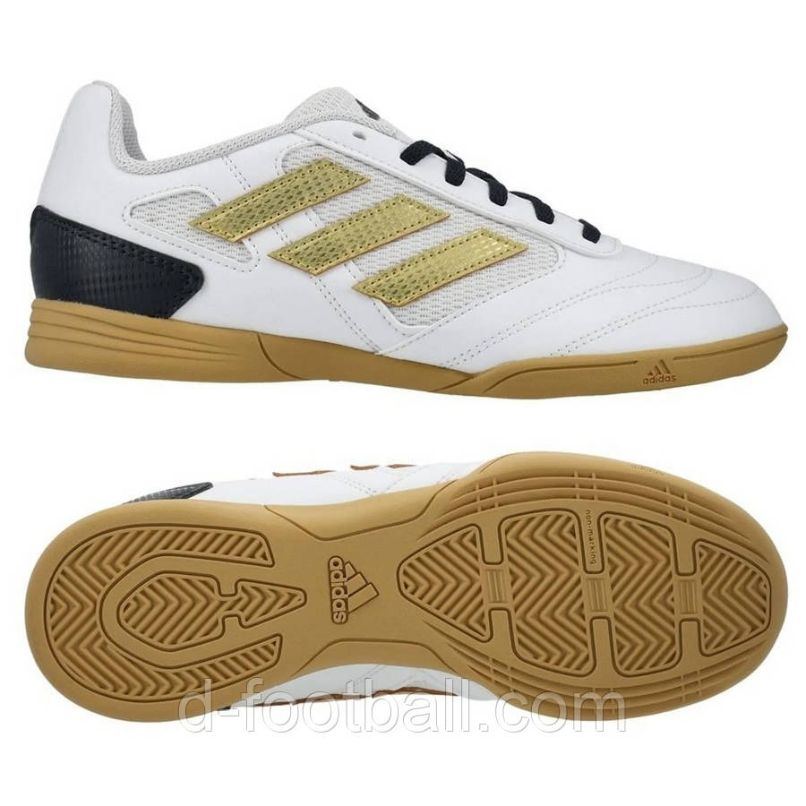 Дитячі футзалки Adidas Super Sala 2 IN IG8753, Білий, Розмір (EU) — 33