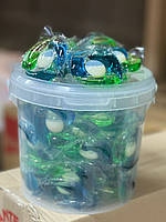 Капсули для прання 4 в 1 Універсальні Відро 50 шт.