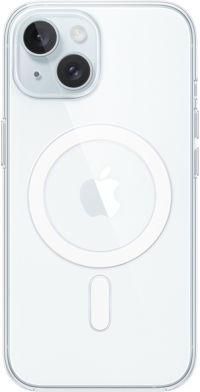 Накладка iPhone 15 Clear Case MagSafe MT203