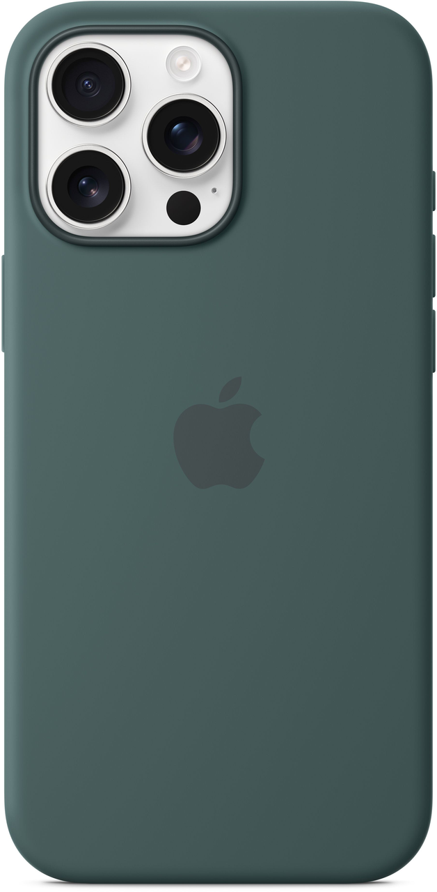 Накладка iPhone 16 Pro Max Lake Green Silicone Case MagSafe MA7V4