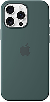Накладка iPhone 16 Pro Max Lake Green Silicone Case MagSafe MA7V4