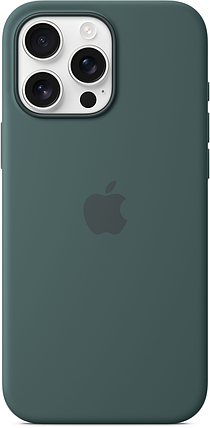 Накладка iPhone 16 Pro Max Lake Green Silicone Case MagSafe MA7V4, фото 1