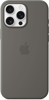 Накладка iPhone 16 Pro Max Stone Gray Silicone Case MagSafe MYYV3, фото 1