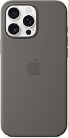 Накладка iPhone 16 Pro Max Stone Gray Silicone Case MagSafe MYYV3