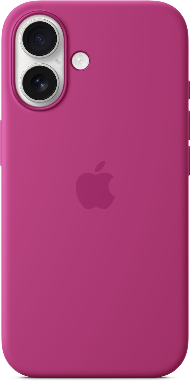 Накладка iPhone 16 Fuchsia Silicone Case MagSafe MYY53
