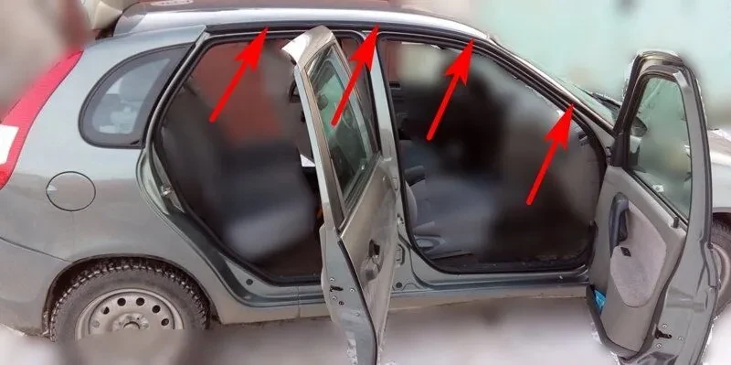 Ущільнювач водостоку 1118 /2190 лівий та правий, фото 1