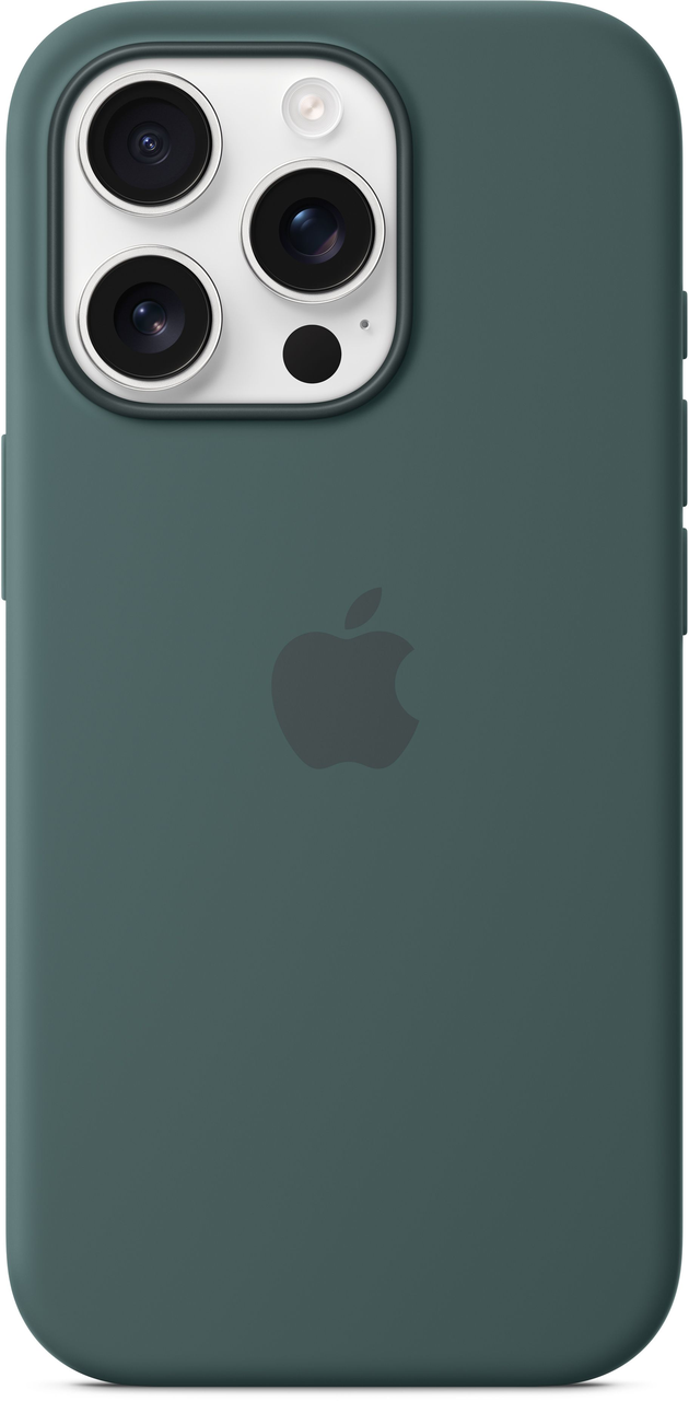 Накладка iPhone 16 Pro Lake Green Silicone Case MagSafe MYYR3