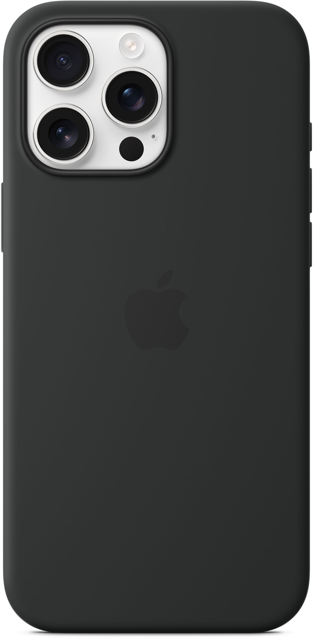 Накладка iPhone 16 Pro Max Black Silicone Case MagSafe MYYT3