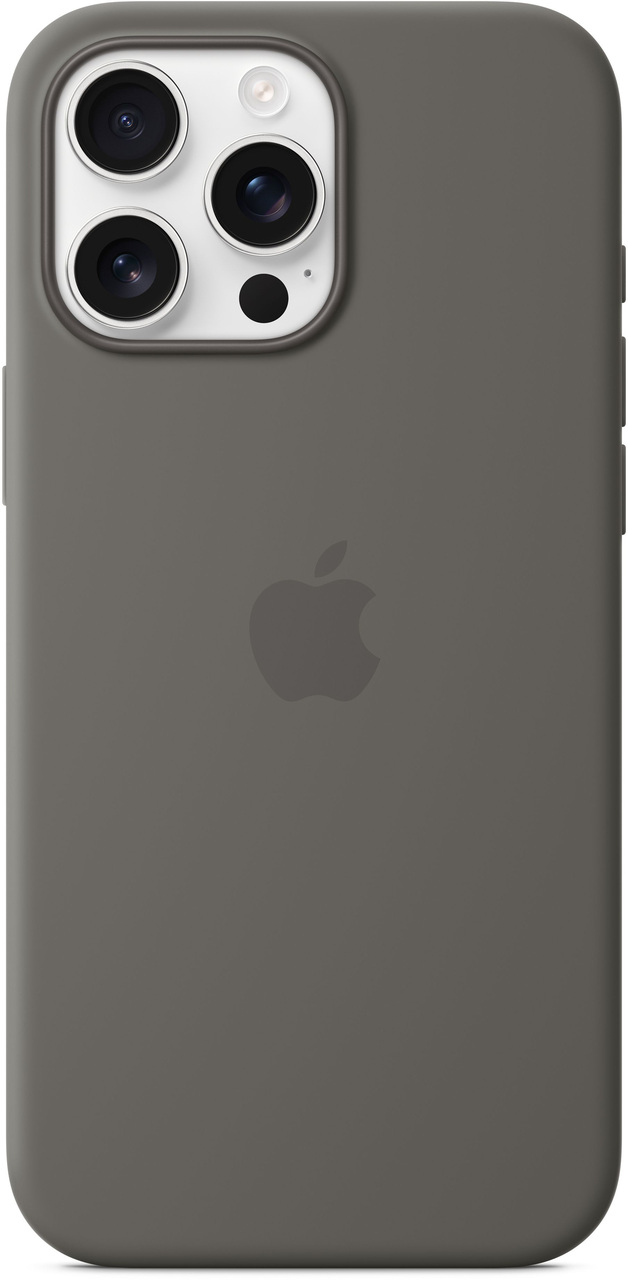 Накладка iPhone 16 Pro Max Stone Gray Silicone Case MagSafe MYYV3