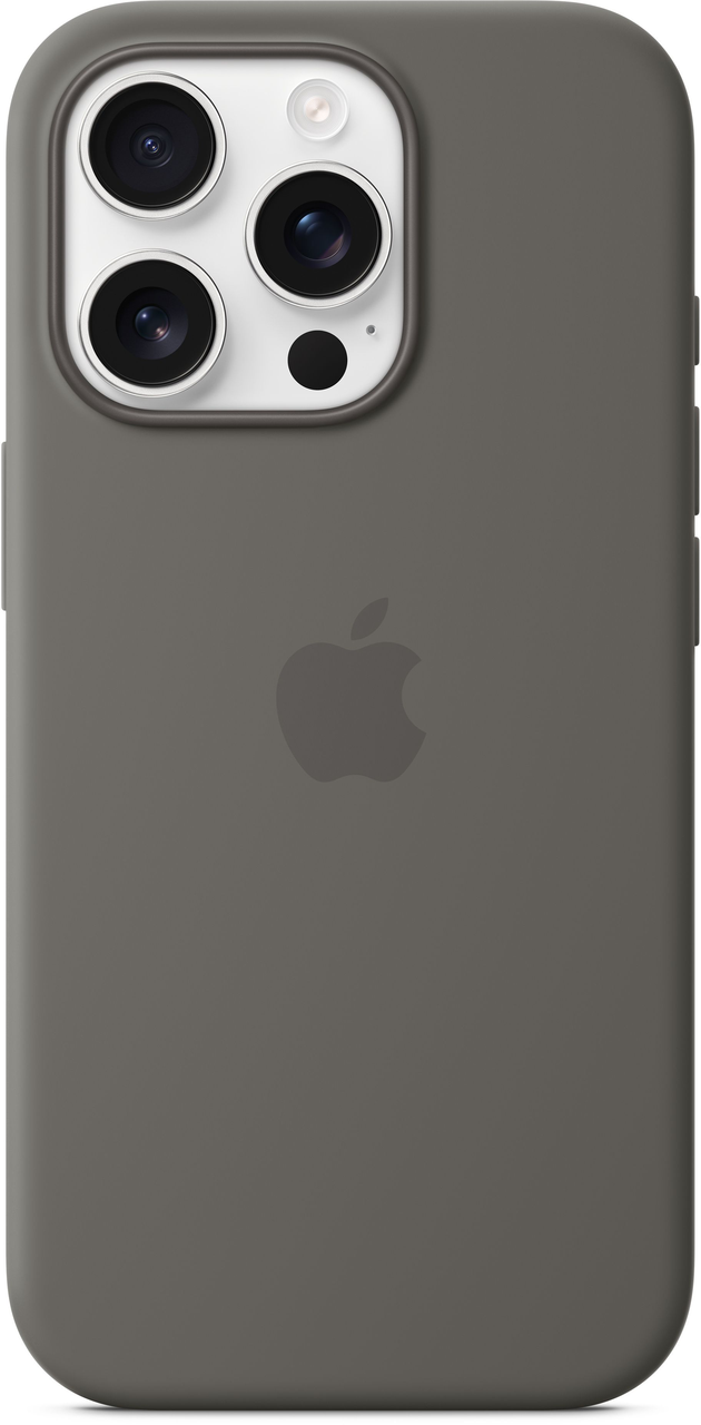 Накладка iPhone 16 Pro Stone Gray Silicone Case MagSafe MYYL3