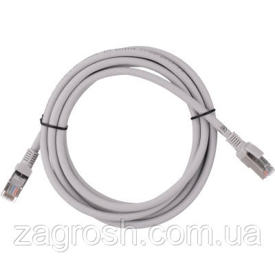 Promo Ціна! Патч-корд 2м FTP cat.6, CU, 26AWG, 7/0.16, LSZH, grey 2E (2E-PC6CU-FTP2LSZH-GRY) - тільки на ZaGrosh.com.ua