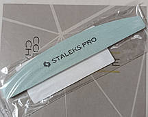 Баф поліровщик Staleks Pro полумісяць мініральний двосторонній пилочка 400/3000