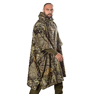 Пончо тактичне Pilgrim Tricot Поліський Затінок — вологозахисна, камуфляж, мембранна тканина