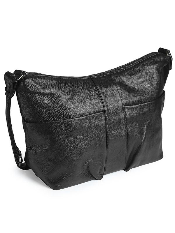 Жіноча шкіряна сумка 5056  Black.Купити жіночі сумки гуртом і в роздріб із натуральної шкіри в Україні