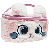 Набір дитячої косметики 9 приладів 2103W у пухнастій сумочці 2 варіанти (зайчик — єдиноріг) від 5 років, фото 5