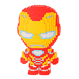 Конструктор Magic Blocks 3D "Супергерої" Залізна людина 30СМ 2053 Pcs SS02, фото 2