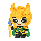 Конструктор Magic Blocks 3D "Супергерої" Локі 30СМ 2118 Pcs, фото 2