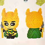 Конструктор Magic Blocks 3D "Супергерої" Локі 30СМ 2118 Pcs, фото 4